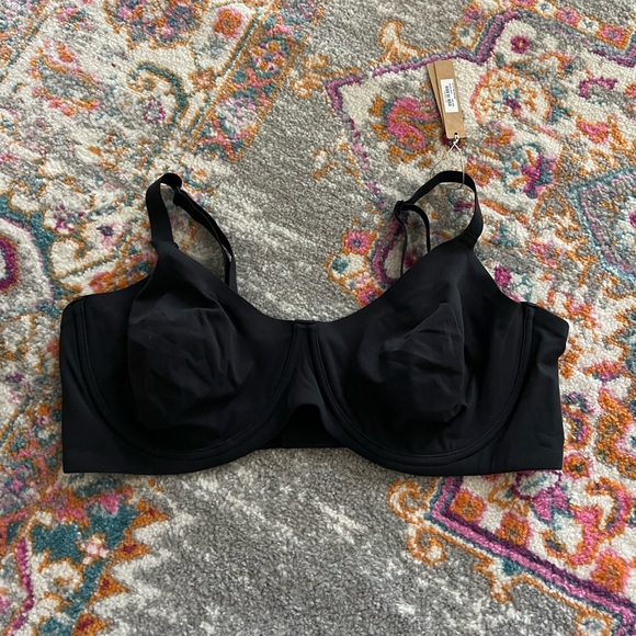 SKIMS Other - Skims Fits Everybody Unlined Demi Bra 44DD ONYX